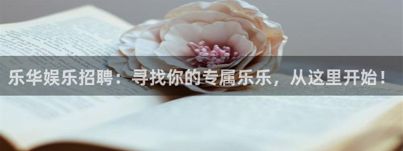 壹号玩家app下载：乐华娱乐招聘：寻找你的专属乐乐，从这里开始！